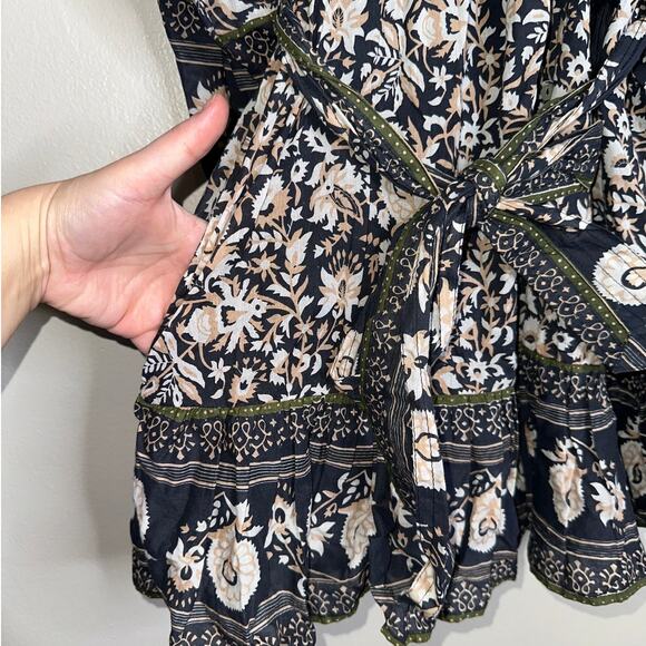 Cleobella Blue and White Floral Mini Dress - Picture 5 of 8